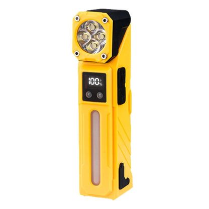 T130 Motion Sensor Multifunction LED Headlamp with Digital LCD Display Dual Light Source Magnetic Attraction Waterproof Work Lamp for Camping Hiking Cycling