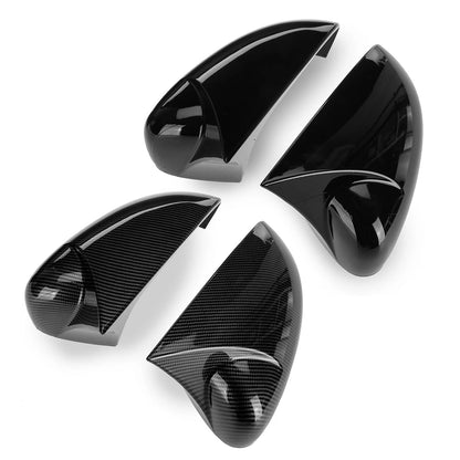 For Renault For Clio 4 MK4 2012-2019 Pair Rear View Mirror Cap Cover Direct Add-On Left & Right