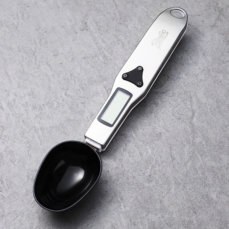 Bincoo Digital Spoon Scale High-precision 0.1g~500g Switchable Stainless Steel Measuring Spoon Baking Food Electronic Kitchen Scale