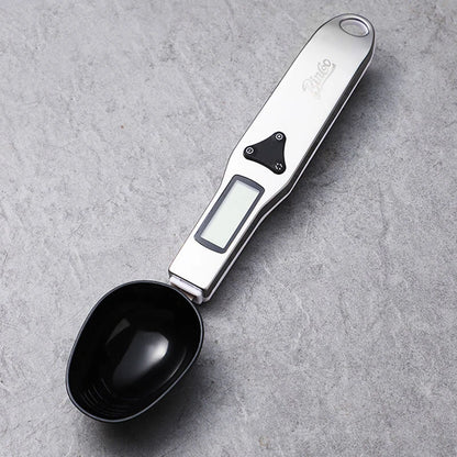 Bincoo Digital Spoon Scale High-precision 0.1g~500g Switchable Stainless Steel Measuring Spoon Baking Food Electronic Kitchen Scale