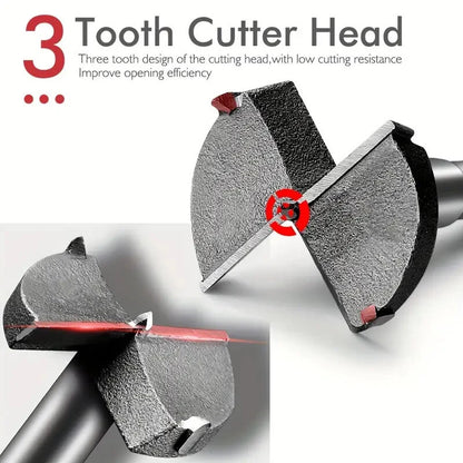 35mm Hinge Hole Drilling Guide Jig Cabinet Door Hinge Positioning and Punch Locator Woodworking Tool with Low Noise High-Speed Rotation Bearing