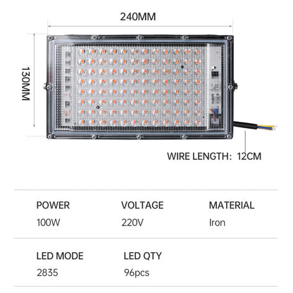 Phytolamp For Plants Light 50W 100W Led Grow Light Phyto Lamp Full Spectrum Bulb Hydroponic Lamp Greenhouse Flower Seed Grow Tent