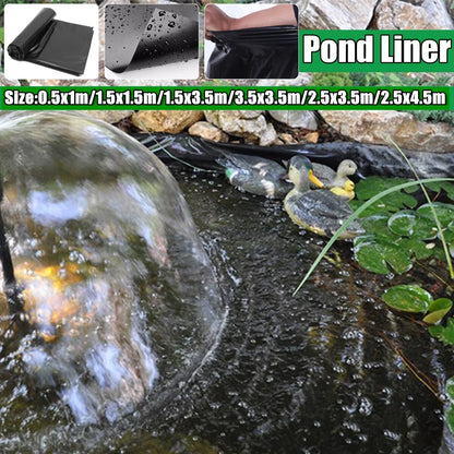 HDPE PVC Garden Fish Pond Liner Anti-Seepage Waterproof Heavy Duty Membrane Reinforced Landscaping Furniture Dust Cover