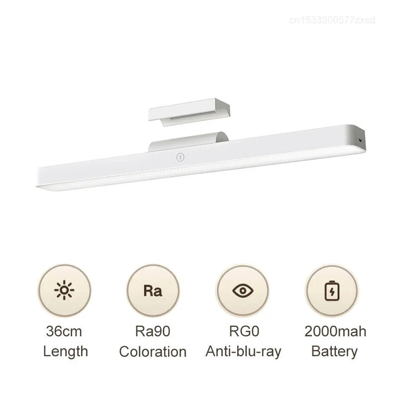 Xiaomi Mijia Reading Magnetic Lamp 2000mAh Rechargeable LED Light RG0 Anti-Blue Table Lamp Night Light Kitchen Cabinet Lights