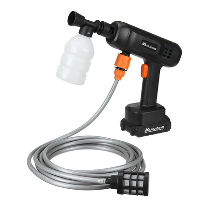 High Pressure Washer Cordless 500W 60bar/870psi Car Washing Spray Cleaner Machine 6 In 1 Water Sprayer EW-S03 21V/0.5A 15000mAh