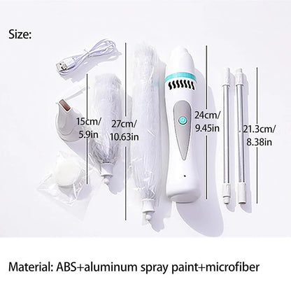 Electric Dusting Dusters for Cleaning, Rechargeable Automatic Feather Duster, Household Can Vacuum Sweep Dust Cleaning Duster