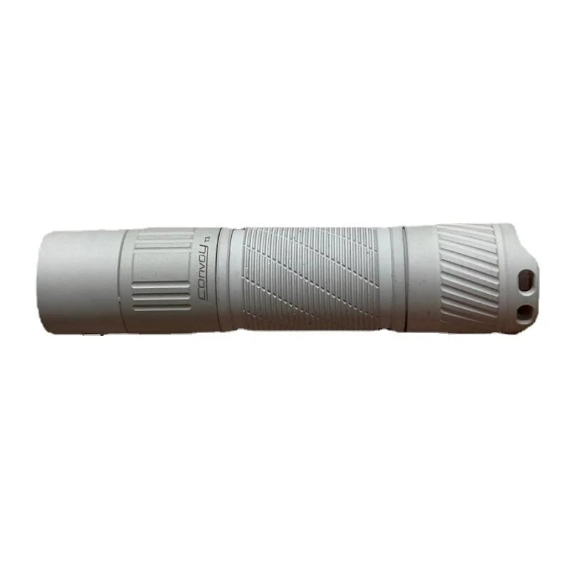 MAO Convoy S2+ 519A LED High CRI 18650 Flashlight Orange Peel Flooding Light 12 Groups Modes Compact LED Torch