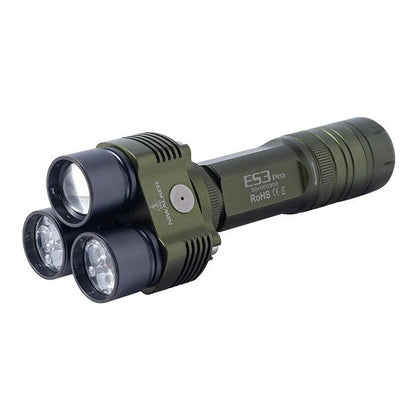 Niwalker ES3 Pro 3500LM CW & NW Multipurpose Powerful 21700 Flashlight Type-C Rechargeable Multi Light Sources Strong Light LED Torch