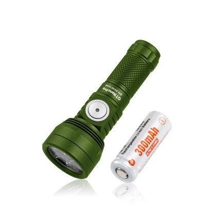Lumintop GT NANO PRO V3.2 1700 Lumen 160M Compact LED Keychain Flashlight With 10300 Battery Mini Powerful LED Torch Camping Light
