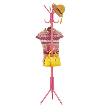 Coat Stand Garment Rack Shelf Metal Jacket Umbrella Hanger Standing 12 Hook