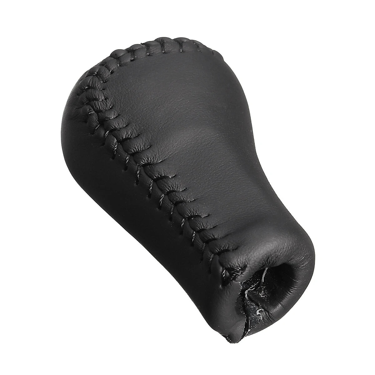 For Toyota Lexus Scion 5 Speed PU Leather Car Gear Shift Knob Stick Head Black