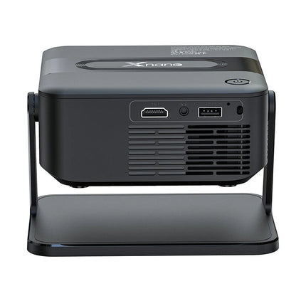 Xnano HA109 1+8G Android 11 Projector Dual Band WiFi 6 & bluetooth Native 720P 0.8:1 Throw 120 Inch 25dB Ultra Quiet Built-in HiFi Speaker Portable Smart Home Cinema Projector