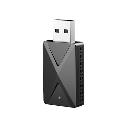 BABAOLONG 2 in 1 CarPlay Android Auto Adapter Wireless Conversion USB Type-C Plug and Play Dual System Stable Connection 5.8GHz WiFi