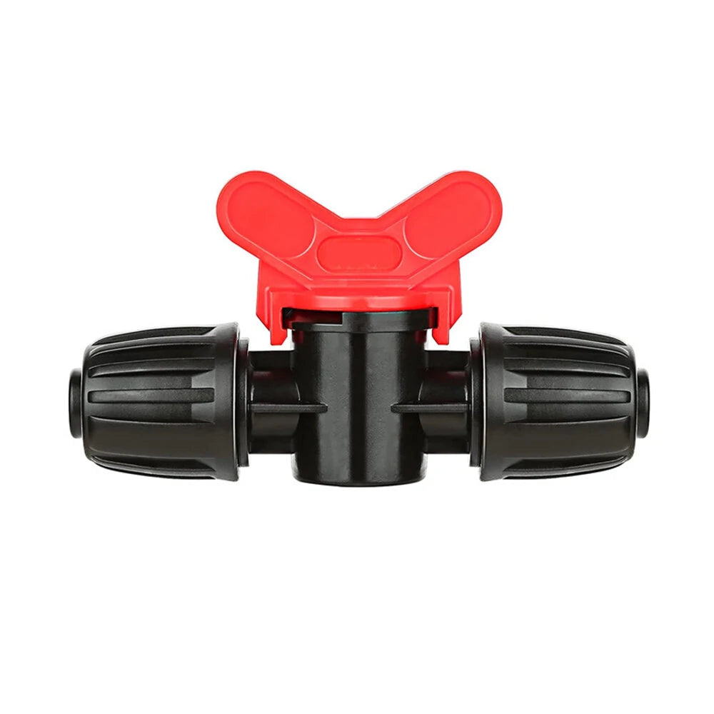 10pcs 16PE Pipe Valve for Garden Water Irrigation Lawn Flowering