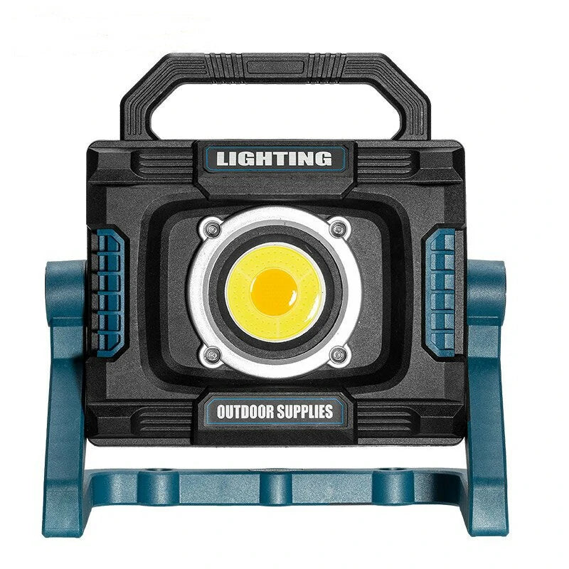 30W Professional Portable COB Spotlight Super Bright Work Light USB Rechargeable For Outdoor Camping Lawn Lamp