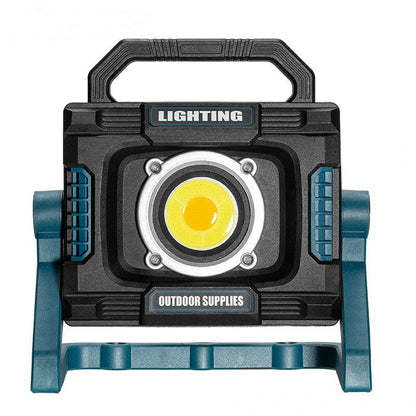 30W Professional Portable COB Spotlight Super Bright Work Light USB Rechargeable For Outdoor Camping Lawn Lamp