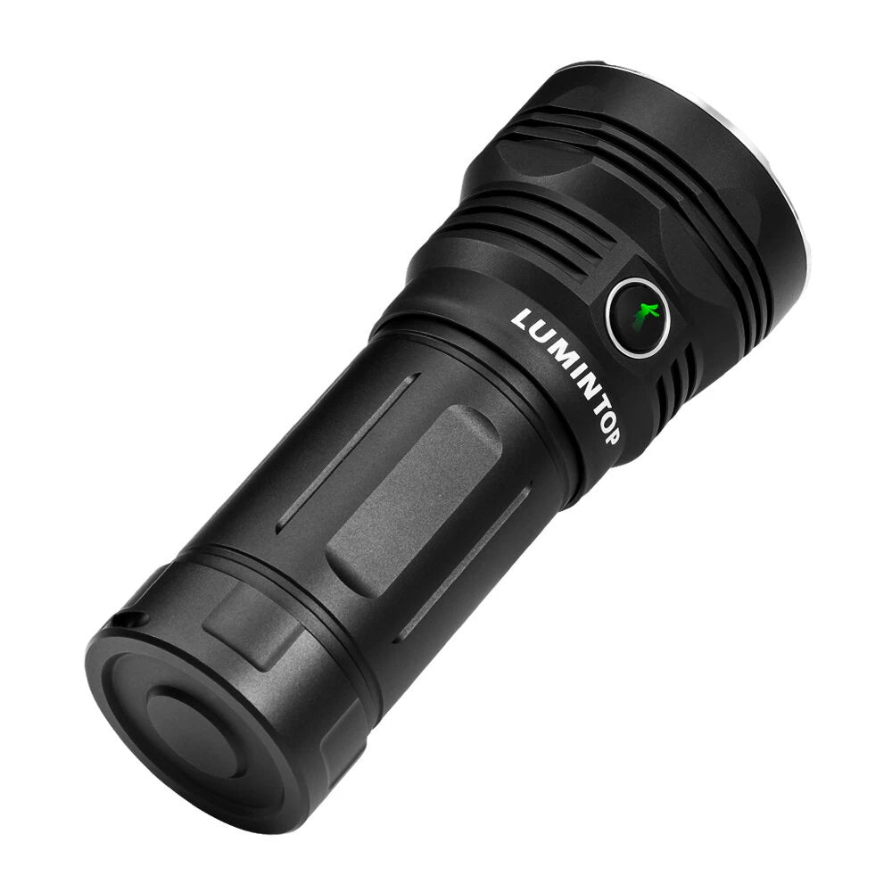 LUMINTOP GT4695 Pro 20000 Lumens High Powered LED Flashlight with Large Capacity 32000Mah 46950 Battery Power Bank, 520M Strong Light LED Torch Outdoor Powerful Search Light