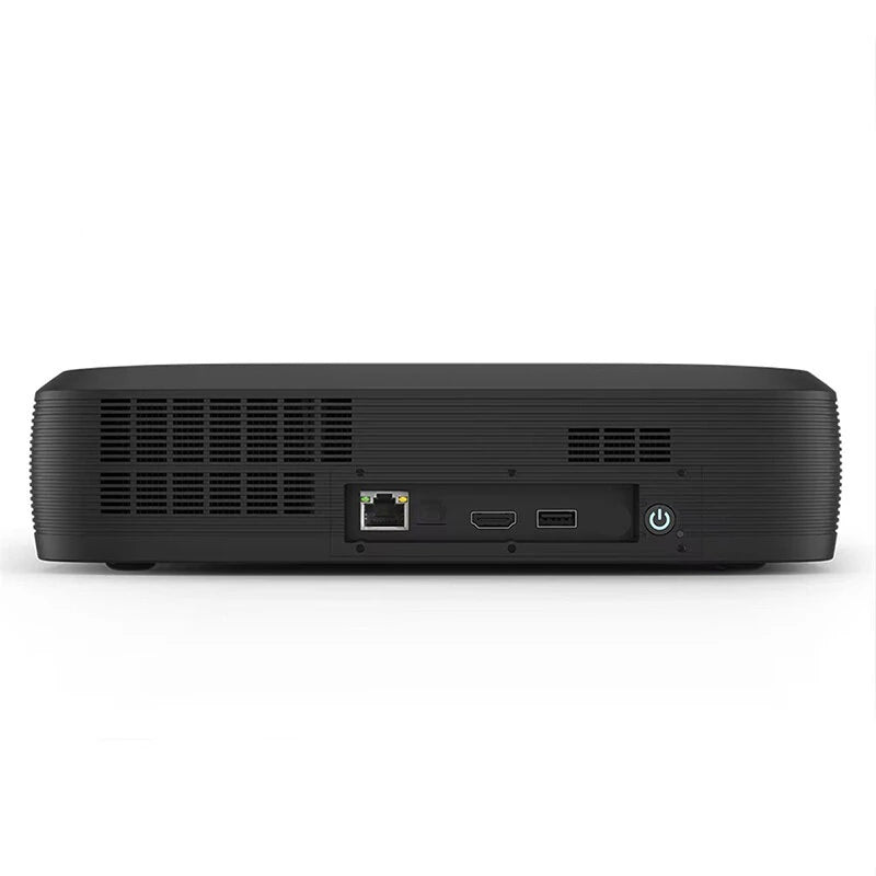 [Netfilx & Google TV Certified] ProjeStar H2 Triple Laser Mini UST Projector 1000 ANSI Lumens 1080P 8K Support Dual Band WiFi bluetooth-compatible 2G RAM 16G ROM Auto Keystone Correction & Focus Google TV Smart Home Cinema Grade Theater