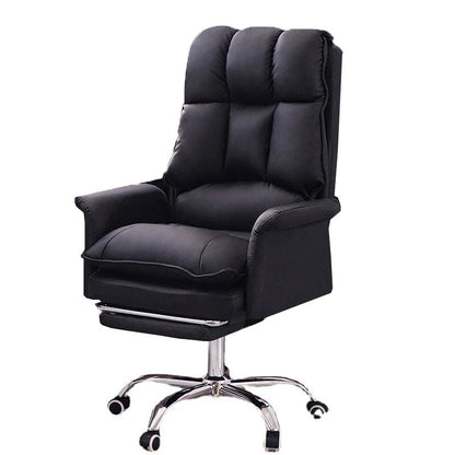 Home Office Computer Chair Gaming Chair Double Layer Backrest Filling Ergonomic Folding Footstool Comfortable Sedentary Lazy Sofa Chair Live E-sports Chair