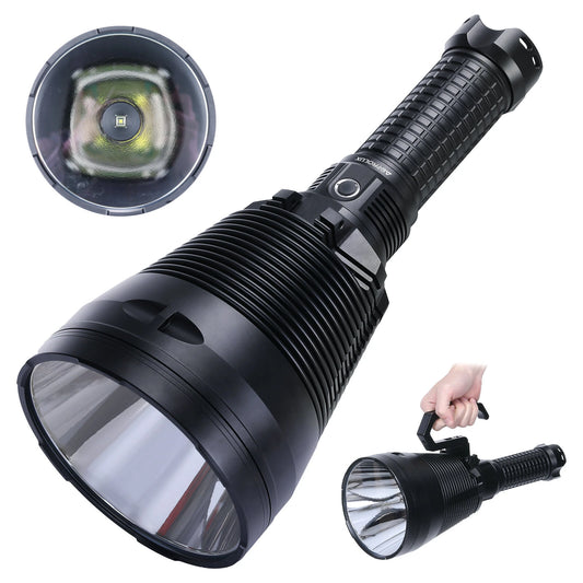 Astrolux MF05 V2 SBT90.2 3098M Ultra Throw 7000LM Powerful Flashlight with 42000mAh 46120 Battery 2,400,000CD High Power Long Range Super Bright LED Torch Strong Handheld Searchlight