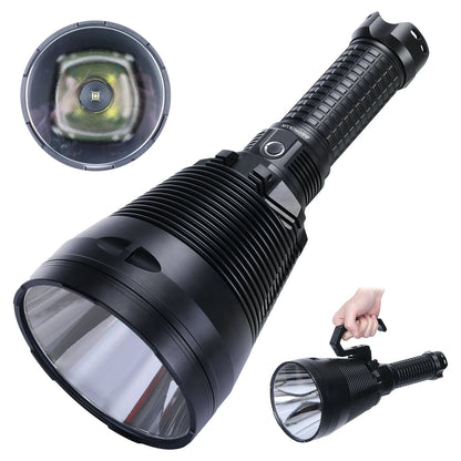 Astrolux MF05 V2 SBT90.2 3098M Ultra Throw 7000LM Powerful Flashlight with 42000mAh 46120 Battery 2,400,000CD High Power Long Range Super Bright LED Torch Strong Handheld Searchlight