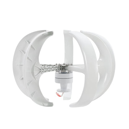 5 Blades Wind Turbine Generator 12V 24V 300W Permanent Magnet with Charge Controller High Energy Utilization Reliable Operation