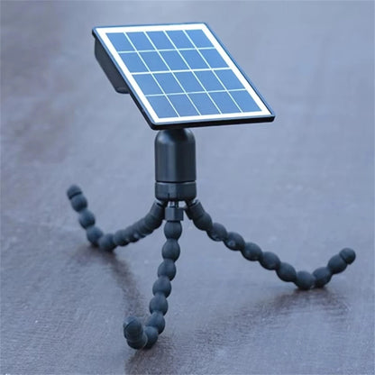 Elfeland Solar Octopus Spotlight With 3 Flexible Tentacles for Wrapping 360 Rotatable Head IP44 Waterproof for Garden Camping Decor