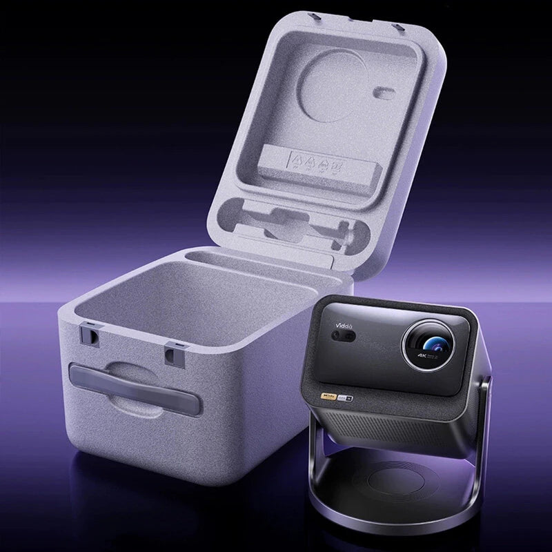 [EU Direct] Vidda C3S 4K Tri Laser Projector 2200 CVIA Lumens Dolby Vision IMAX Enhanced HDR10 Auto Focus & Keystone Correction WiFi 6&bluetooth 5.2 Android TV 3D Home Cinema Theater 4G RAM 64G ROM