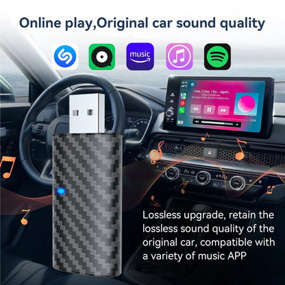 Wireless CarPlay Adapter Original Car Wired Carplay To Wireless Carplay Bluetooth 5.0 Wireless Connection Plug and Play