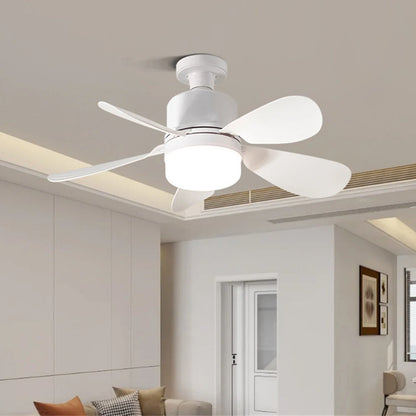 Elfeland E27 LED Ceiling Fan Light Remote Control 3-Speed Fan & 3-Color Temperature Dimmable With 2/4H Timer Removable Blades for Dining Room Bedroom Living Room