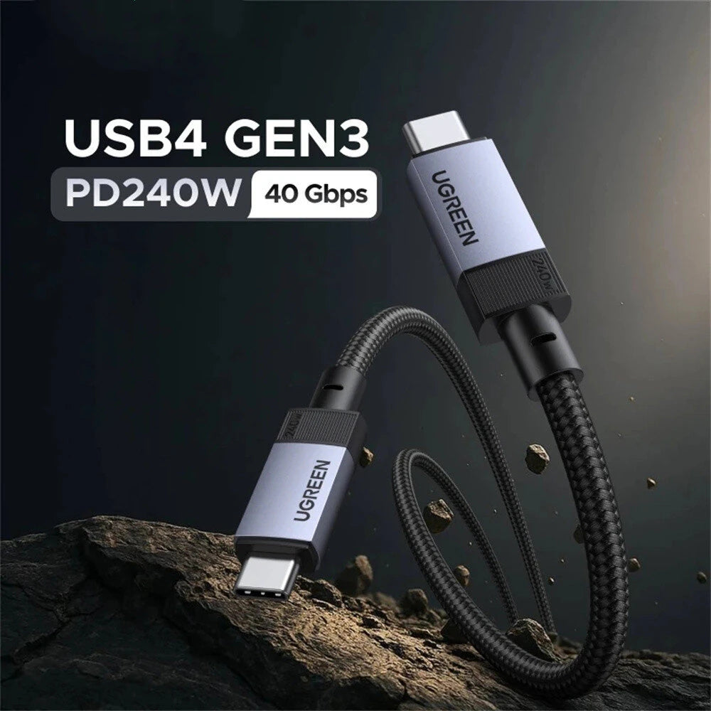 UGREEN High-Speed USB C Cable 240W Power Delivery USB4 Charging Cord for Laptops and Mobile Devices