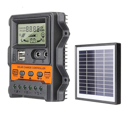 LCD Display 12V/24V 10A/20A/30A Input Solar Charge Controller Auto Parameter Adjustable MPPT Solar Panel Regulator Purism