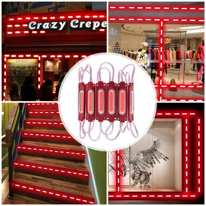 20LED Super Bright COB LED Module 24V 1.8W Injection LED Module Waterproof Advertising Design LED Lamp for Sign Shop Banner Light