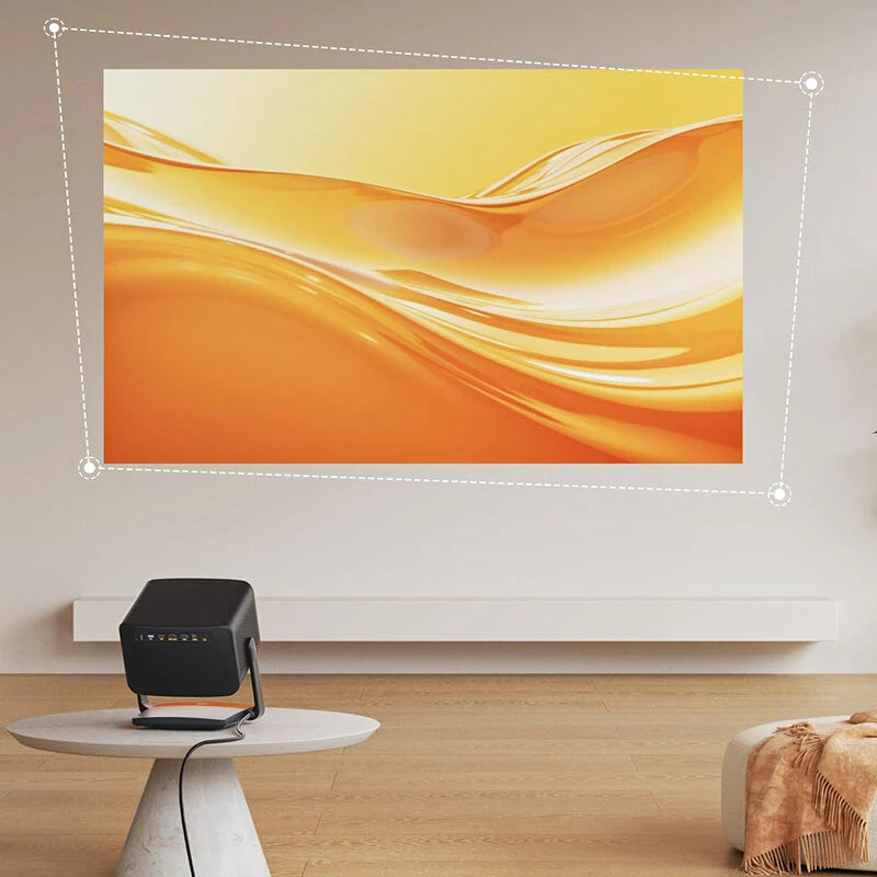 [EU Direct] Dangbei DBOX02 Pro 3D 4K Laser Projector 2000 ISO Lumens Android TV with Auto Focus Keystone Dual 12W Speakers Built-in Stand for Home Cinema Entertainment