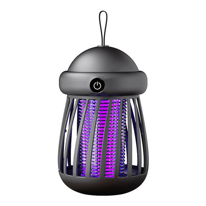 USB Rechargeable Mini UV Mosquito Killer Lamp 360 Coverage 3000V Electric Grid Dual UV & Night Light Modes Portable Indoor/Outdoor Zapper