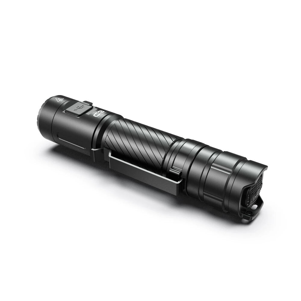 WUBEN C3 1200LM High Powerful Rechargeable Mini Flashlight with 18650 Battery Compact Waterproof Lantern for Camping EDC Self-protection LED Torch