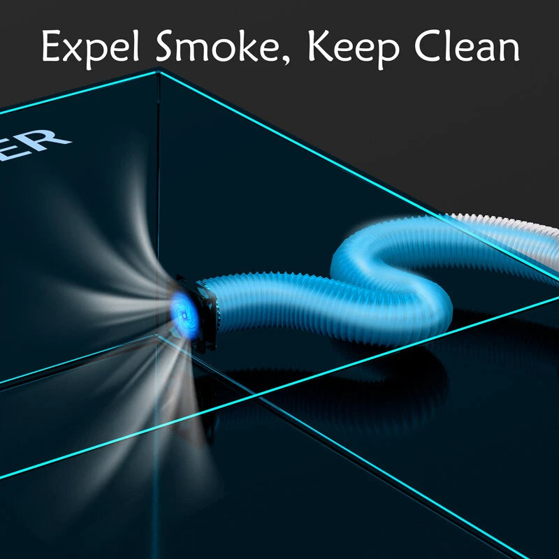 [EU/US Direct]LONGER Laser Engraver Enclosure for Longer RAY5 27.5x27.5x12.99 Inches Heat Resistant Large Space Dust Proof Noise Reducing Flame Retardant Protective Cover