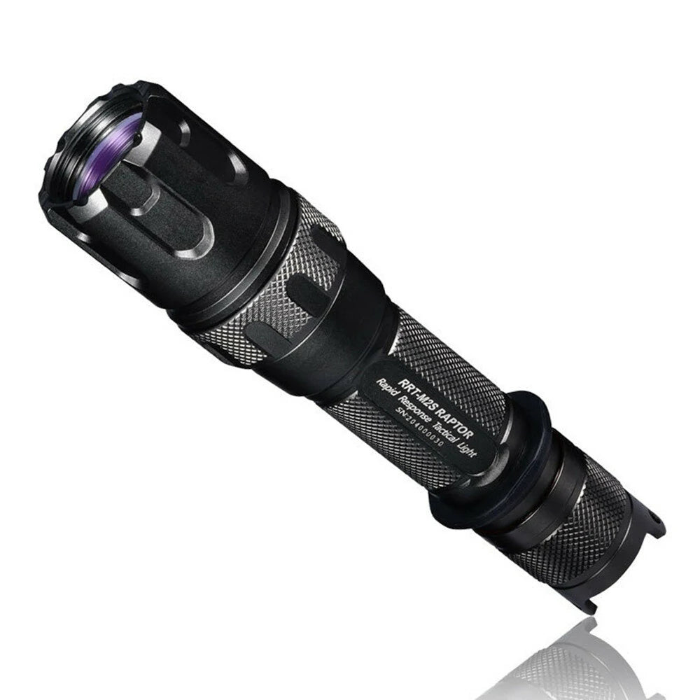 JETBeam RRT-M2S WP-T2 1KM Rotary Switch Long Throwing 480LM LEP Spotlight IPX8 Waterproof Tactical Search Flashlight With USB Charging 21700 Battery