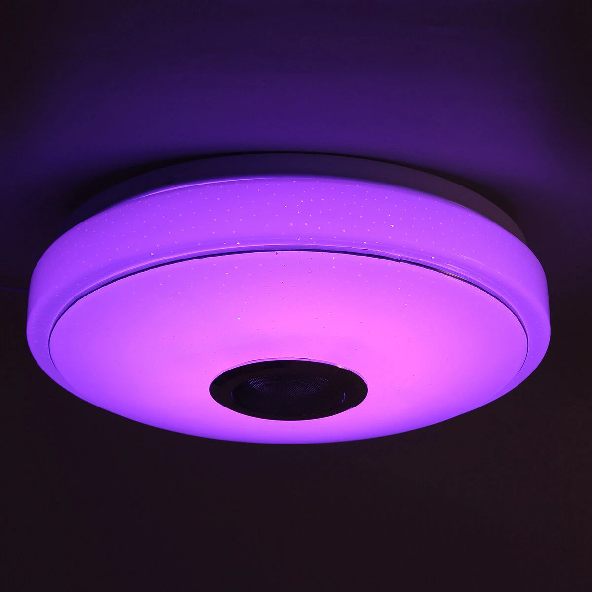 33CM 100W bluetooth WIFI LED Ceiling Light RGB Music Speaker Dimmable Lamp APP Remote Control 110-245V