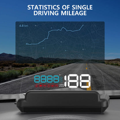 GEYIREN C500 Auto OBD2 HUD Head-Up Display EOBD Windshield Car Speedometer Projector Digital  For All Car