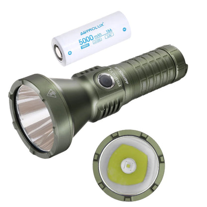 Astrolux FT03 Pro V2 SFT90X LED 6100LM 1411M High Lumen Thrower Flashlight USB-C Rechargeable Power by 26650 Battery Powerful LED Torch Upgraded High Performance Stepless Dimming LED Strong Search Light