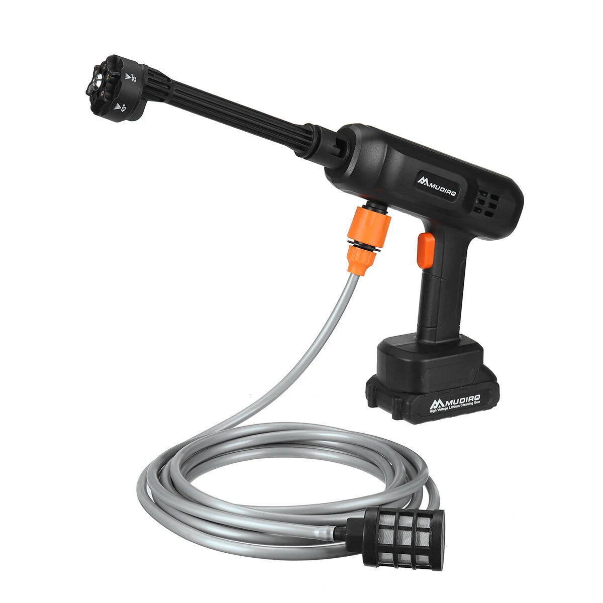 High Pressure Washer Cordless 500W 60bar/870psi Car Washing Spray Cleaner Machine 6 In 1 Water Sprayer EW-S03 21V/0.5A 15000mAh