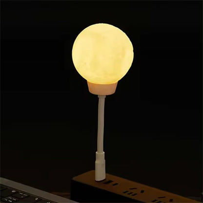 Mini Earth USB Night Light Cartoon Children's Bedroom Night Up LED Table Light
