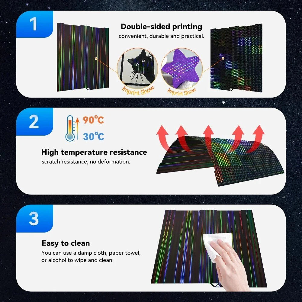 235x235mm Magnetic Steel Build Plate for Creality K1/K1C/ Ender 3 S1 Pro/ Ender 3 S1/ Ender-5 S1/ Ender 3 v3 SE/ Ender 3 v3 KE/ Ender 3 v3