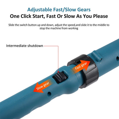 Electric Cleaning Brush 350W 10000mAh Battery 600/1000RPM IPX7 Waterproof with 8 Interchangeable Heads and Extendable Shaft for Bathroom Kitchen Car Cleaning