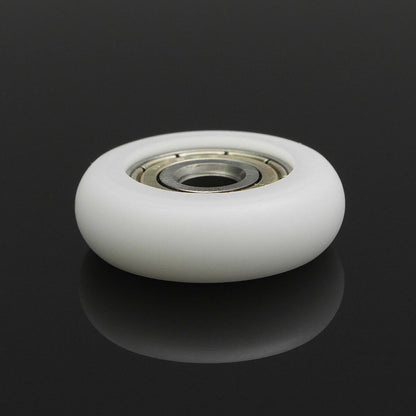 10pcs Nylon Plastic Carbon Steel Bearings Pulley Wheels Embedded Ball Bearings 5*23*7mm