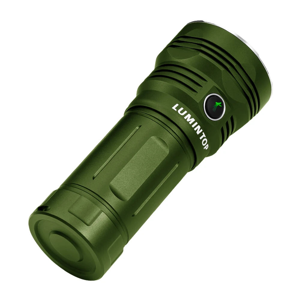 LUMINTOP GT4695 Pro 20000 Lumens High Powered LED Flashlight with Large Capacity 32000Mah 46950 Battery Power Bank, 520M Strong Light LED Torch Outdoor Powerful Search Light