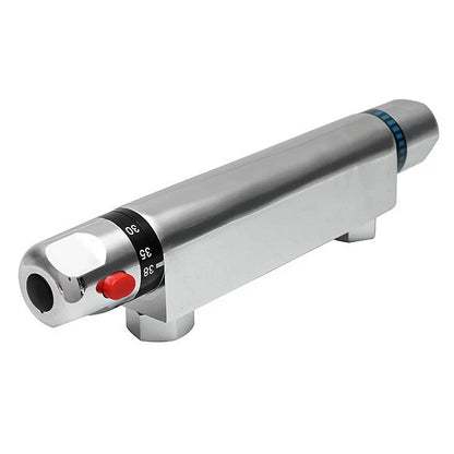 Bathroom Wall-mount Brass Thermostatic Shower Valve Bath Mixer Shower Control Valve Bottom Faucet 3/4" Thread Connector