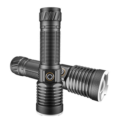 30W LED Long-range Flashlight / XHP50 800LM Telecscop Zoom Strong Light Tybe-C USB Rechargeable LED Torch
