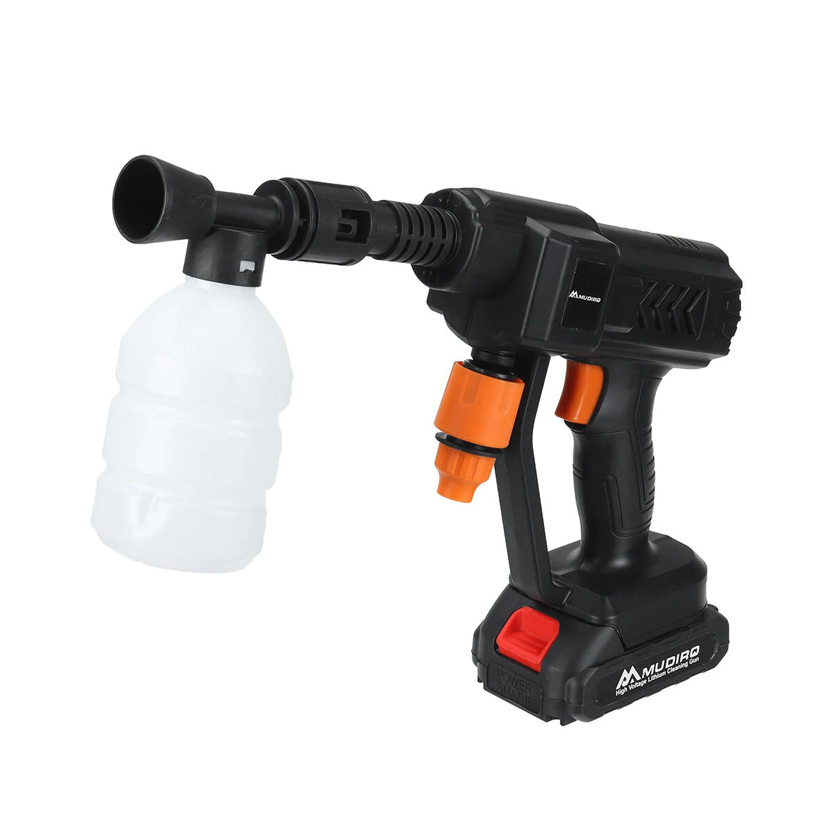 Cordless High Pressure Washer 52bar/754psi 400W Car Spray Cleaner Washing Machine 6 In 1 Water Sprayer EW-S02 21V/0.5A 12000mAh